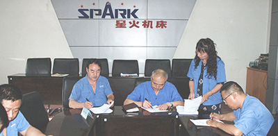 星火公司與基層單位簽訂環境與安全生產管理目標責任書