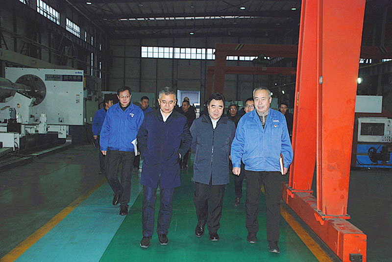 甘肅省應急管理廳廳長黃澤元檢查調研星火機床公司安全生產集中整治工作