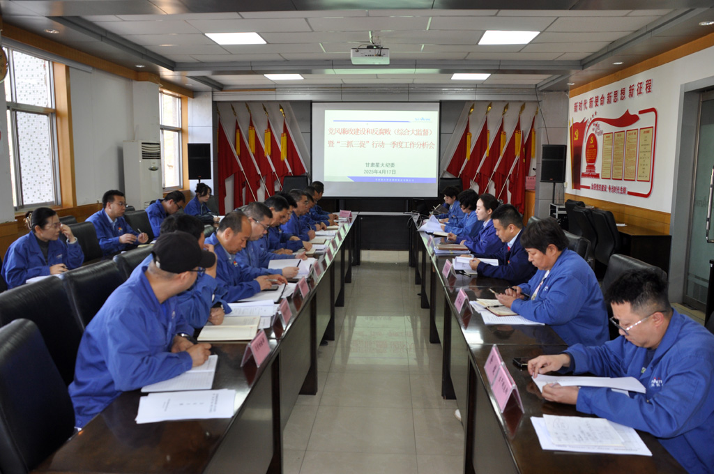 星火數控公司紀委召開黨風廉政建設和反腐敗（綜合大監督）暨“三抓三促”行動一季度工作分析會
