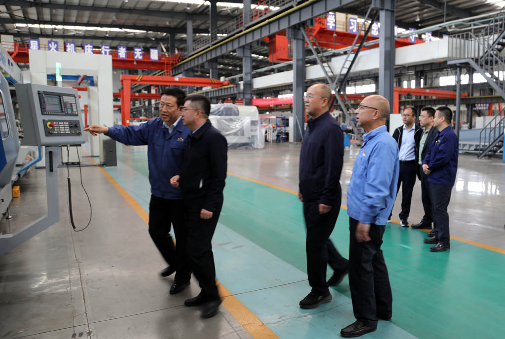 甘肅省國資委領導蒞臨星火數控調研指導