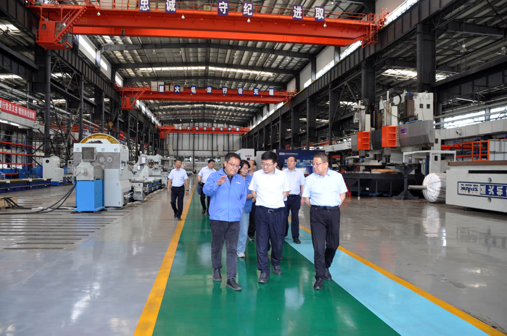 省農信聯社副主任王小軍一行來星火數控公司調研