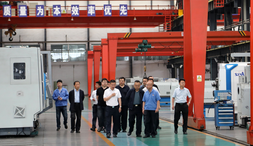 甘肅省發改委調研組來星火數控公司調研